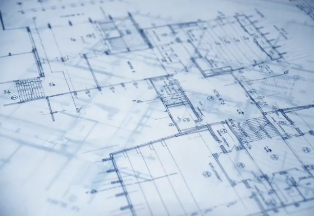 Technischer Bestandsplan einer Gewerbeliegenschaft