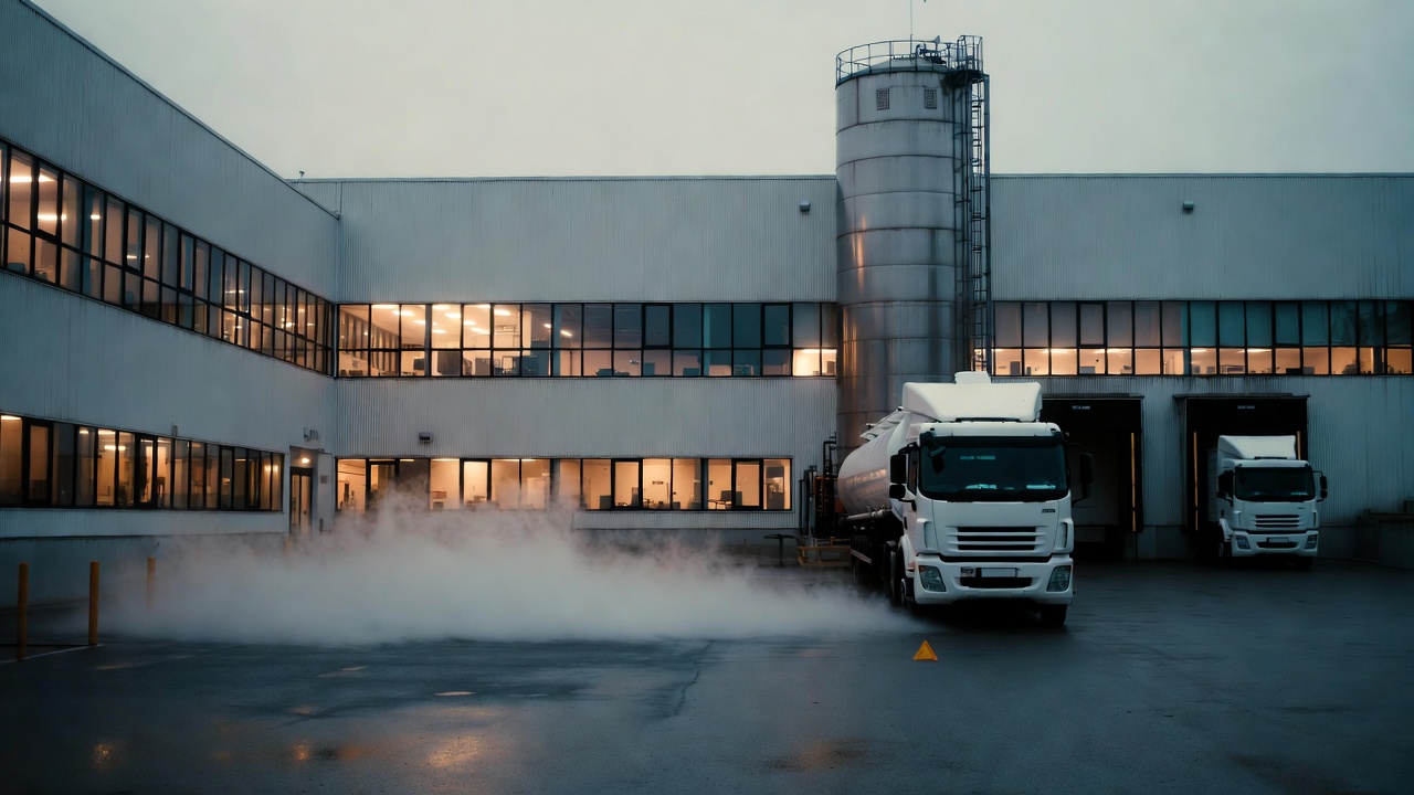 Industrie- und Gewerbegebiet in Südostbayern